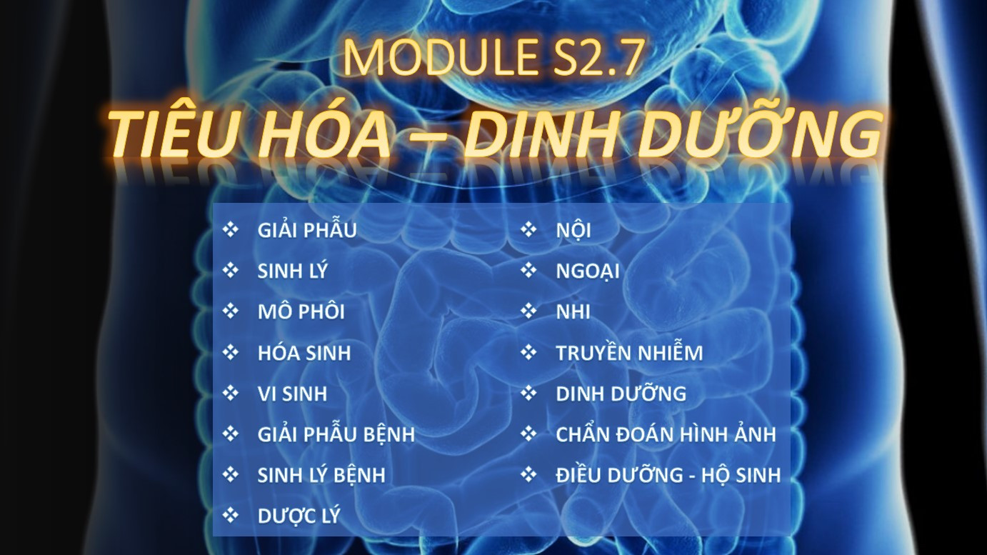 Module S2.7 - Tiêu hóa - Dinh dưỡng